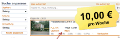 Positionieren Sie Ihre Immobilie direkt als erstes Objekt in der Suchliste!